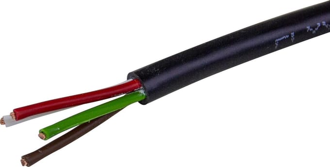 Elektrokabel 4x1mm², Rol 100 meter