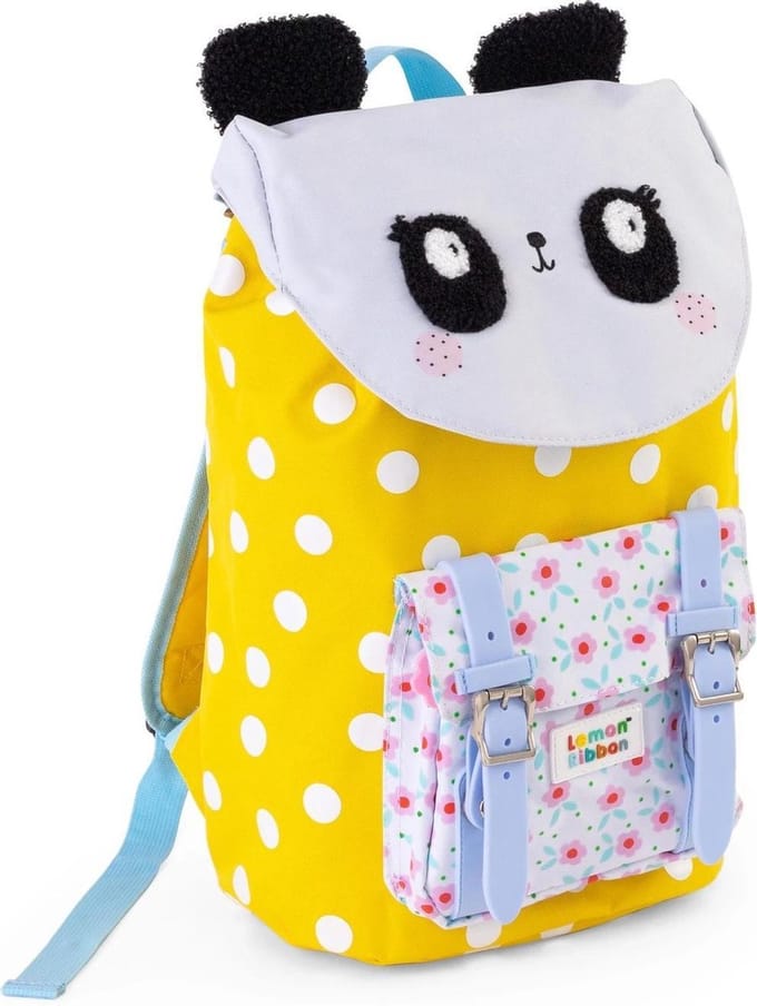 Lemon Ribbon Rugzak Junior 9 Liter 24 X 34 Cm Polyester Geel/wit