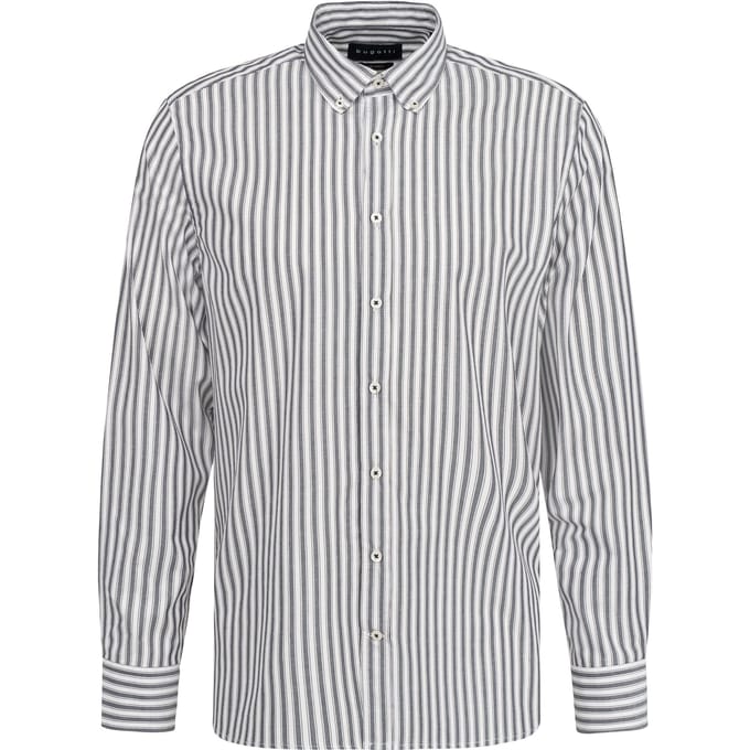 Bugatti Herren Shirt met streepjesprint