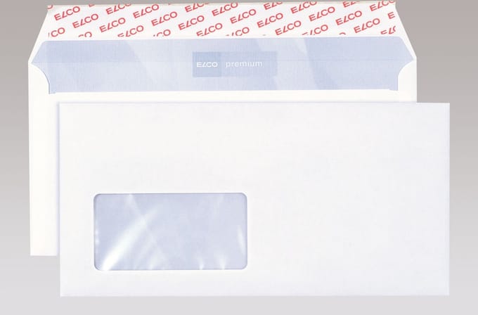 Envelop Elco Premium C5/6 FSC 80 gram met venster links