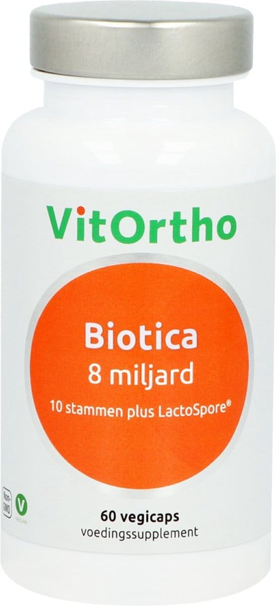 VitOrtho - biotica supplementen 8 miljard (60 vegicaps)