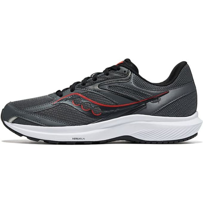 Saucony Cohesion 17 Shadow Red Heren Sneakers Grijs Zwart S20943-101 44.5 white
