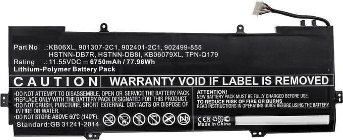 CoreParts MBXHP-BA0245 laptop reserve-onderdeel Batterij/Accu