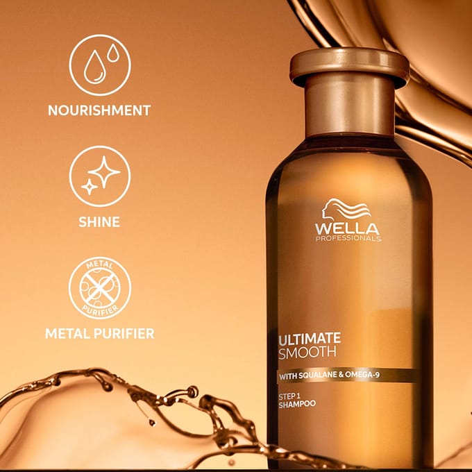 Wella Ultimate Smooth Voedende conditioner voor het haar Afzetting & reparatiespoeling Dames 200 ml