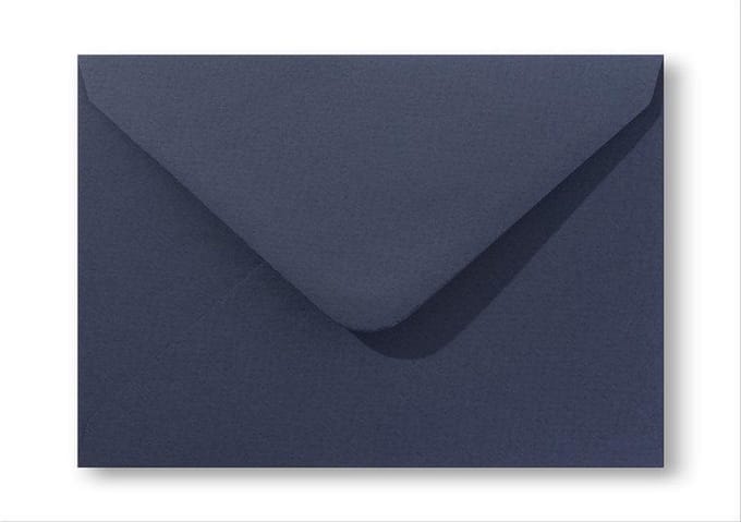 Envelop 12,5 x 17,6 Retro Marineblauw, 60 stuks