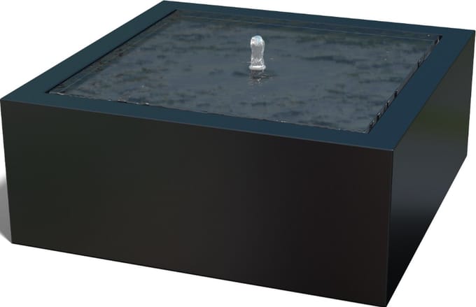 Aluminium watertafel - Lyra - 100x100x40cm - MySteel