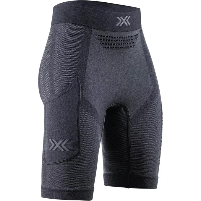 X-Bionic Xceed Run Korte Hardlooptight Dames X Black/Rhino Grey - Maat M