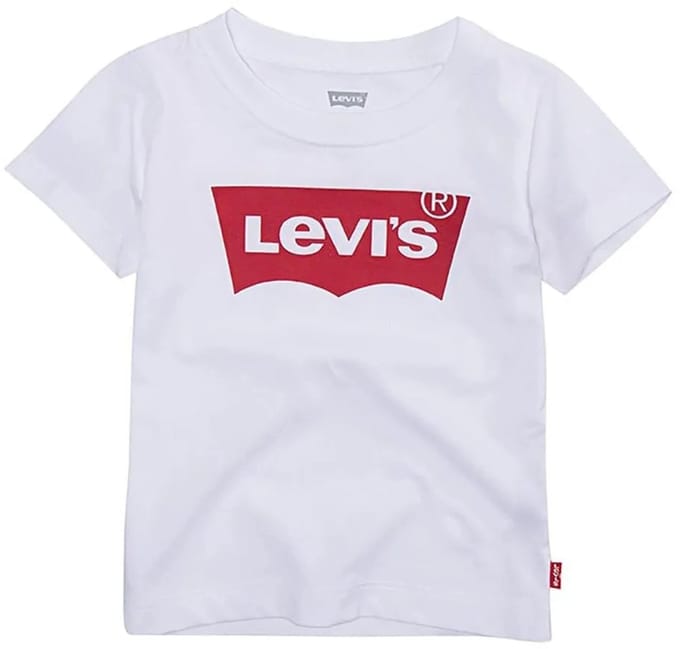 Levi´s ® Kids Batwing T-shirt Met Korte Mouwen Wit 3 Months Kinderen