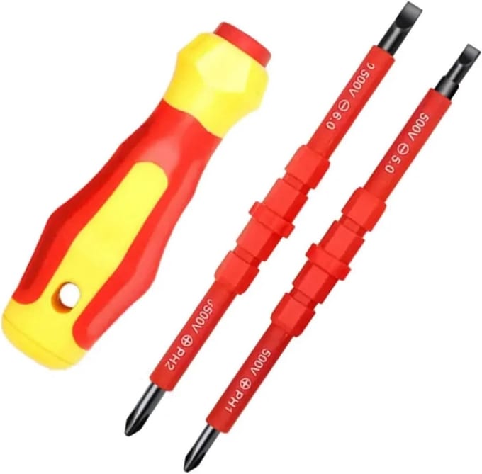 Schroevendraaier Set - Handgereedschap Set - Elektrisch Onderhoud - VDE Geïsoleerd - 3 Delig - Zwart
