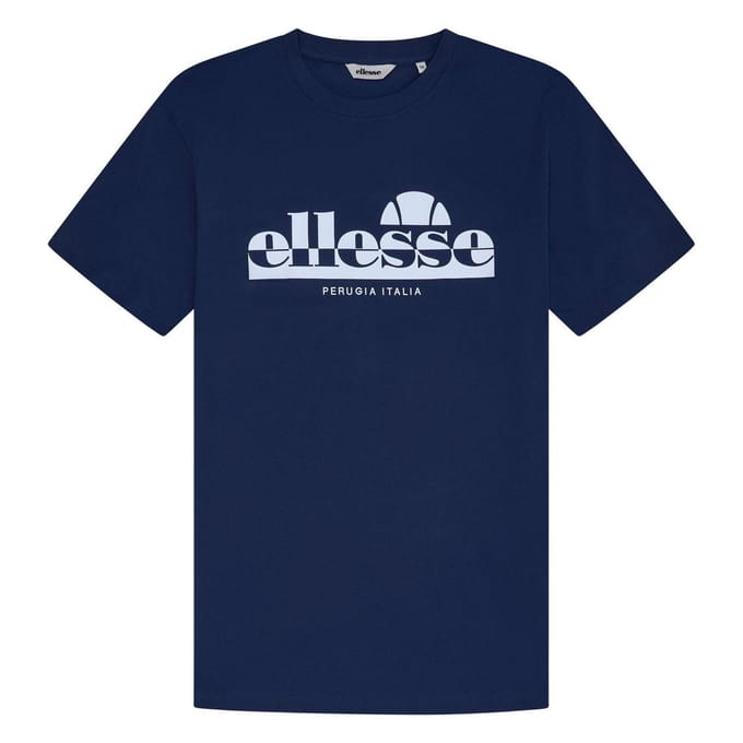 Ellesse Rillas-T-shirt met logo voor heren (Marine)