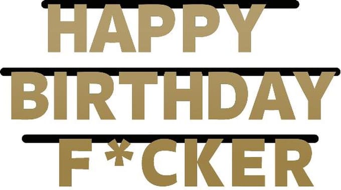 Folat - HBD Fucker Letterslinger