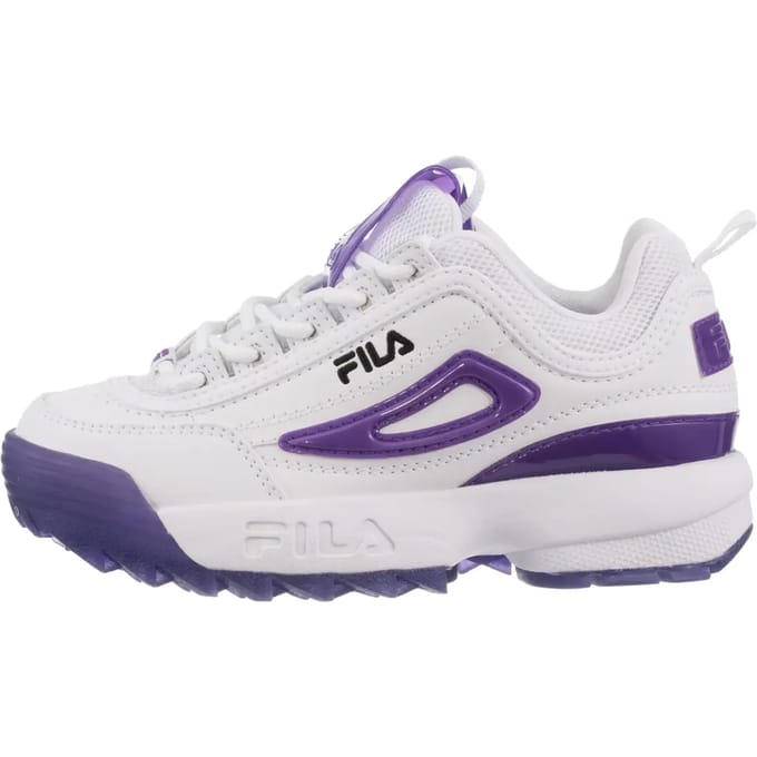 Lage schoen Child Disruptor T Kids Wit/prisma Violet