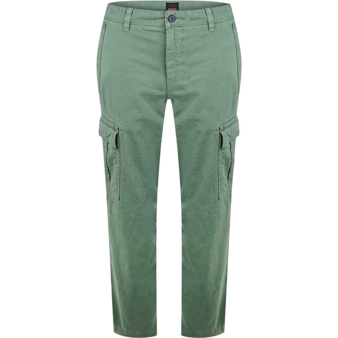Boss Heren Tailored Cargo Broek (Groen)