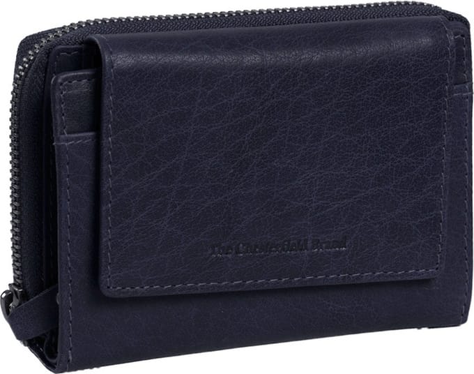 Chesterfield Hanoi Leren Dames Ritsportemonnee - RFID - Blauw