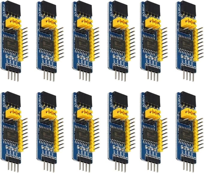 IO Uitbreidingskaart - Expander Module - MCU Projecten - I2C Bus - 12 Stuks - Blauw