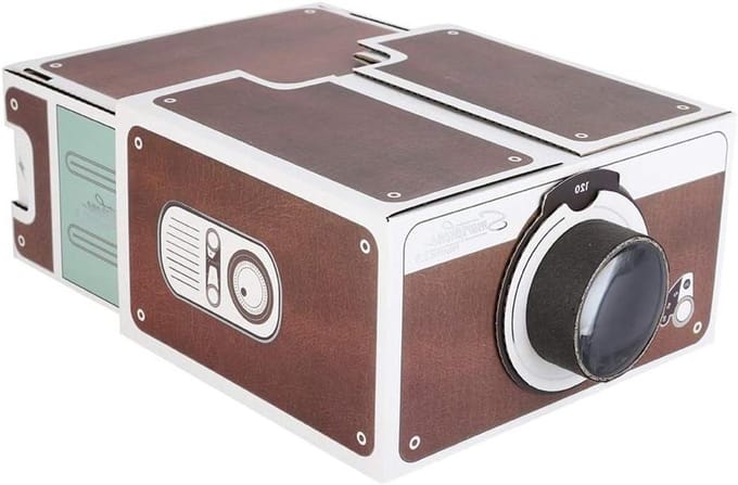 JGS Premium - Draagbare Mini Smartphone DIY Home Theater Projector voor Smartphones