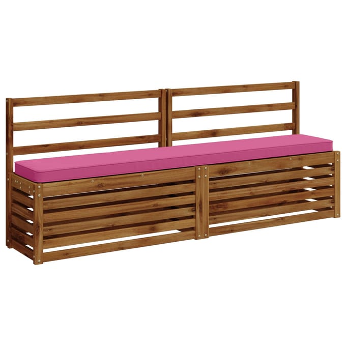 vidaXL - 2-delige - Bankkussens - VUGHT - 2 - pcs - 100% - Polyester - Roze