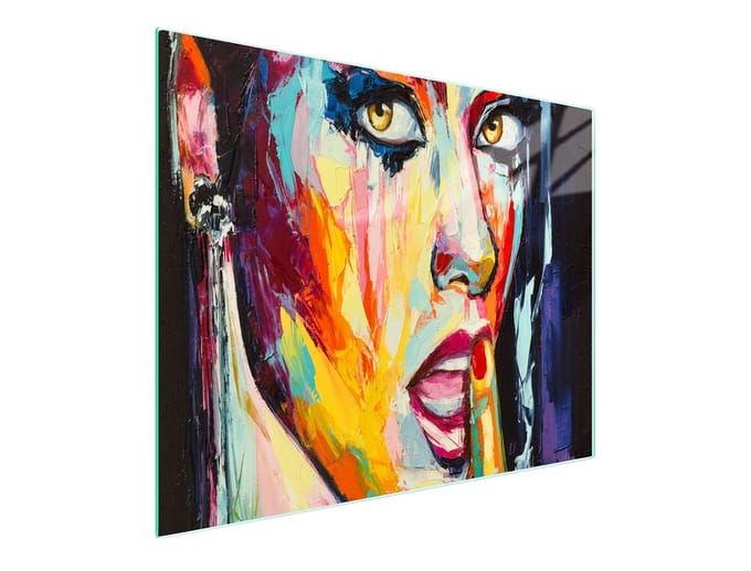TMK ArtDeko Serie - Snijplank van Glas - 52x30 cm - Vrouw - Modern Design