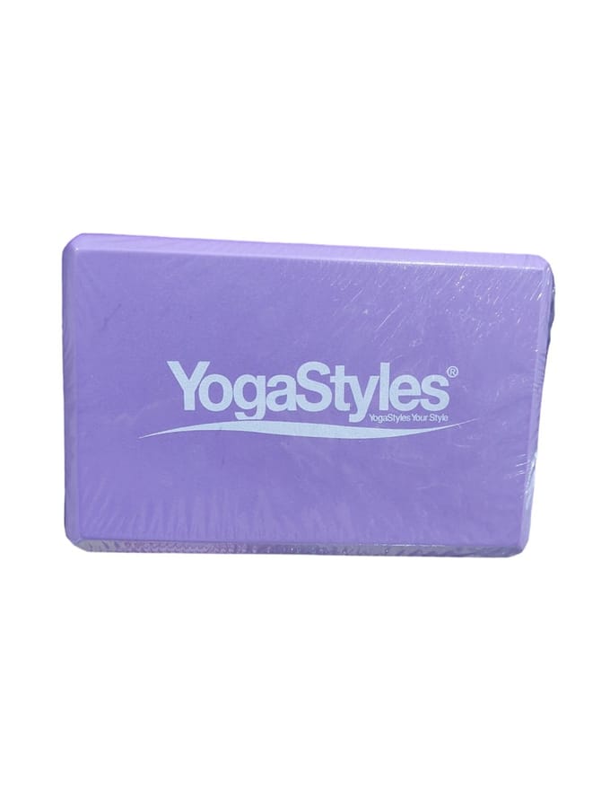 YogaStyles Yoga Blok Paars