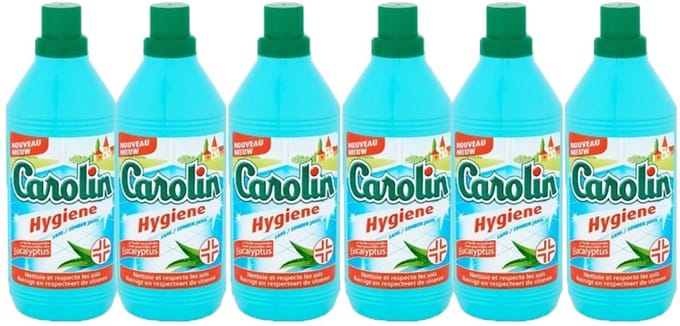 Carolin Vloerreiniger Hygiene Eucalyptus - 6 x 1 l