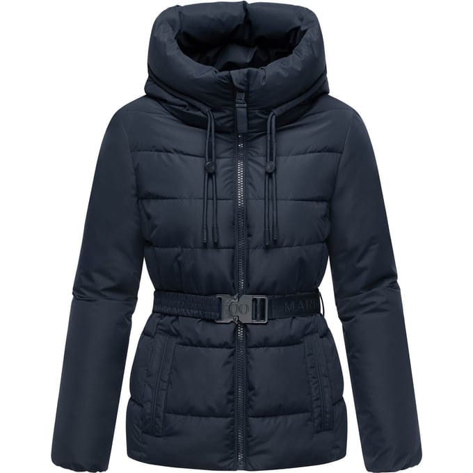 Marikoo dames winterjas Himee met tailleceintuur & magneetzakken