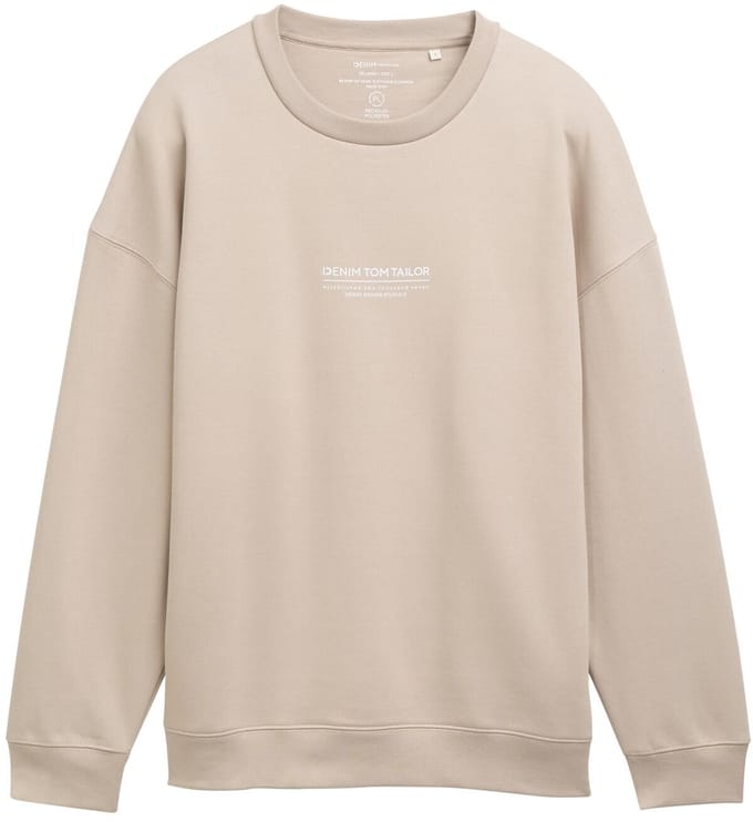 Tom Tailor Trui Sweater Met Tekst 1045579xx12 11754 Mannen Maat - M