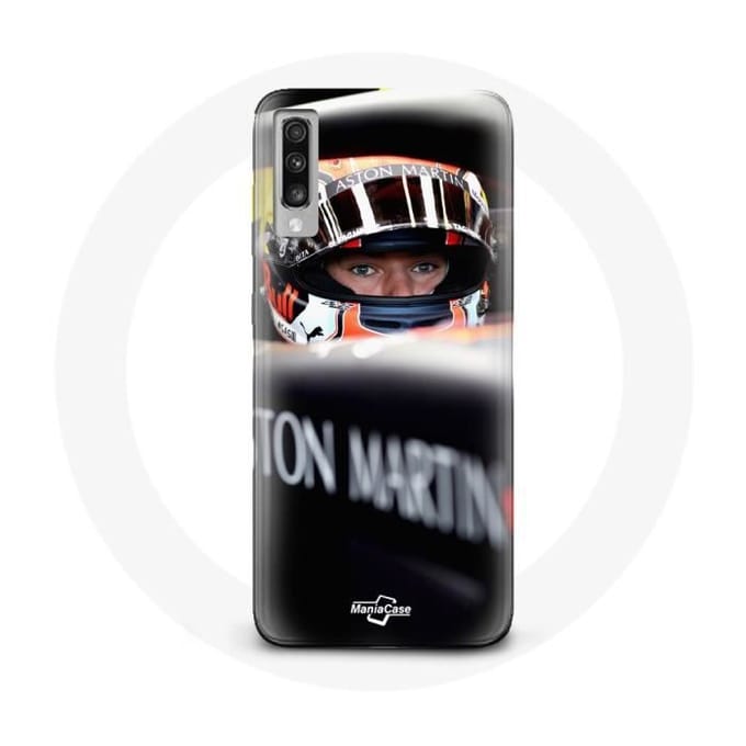 Case voor Samsung Galaxy A70 Formule 1 Max Verstappen Autocoureur