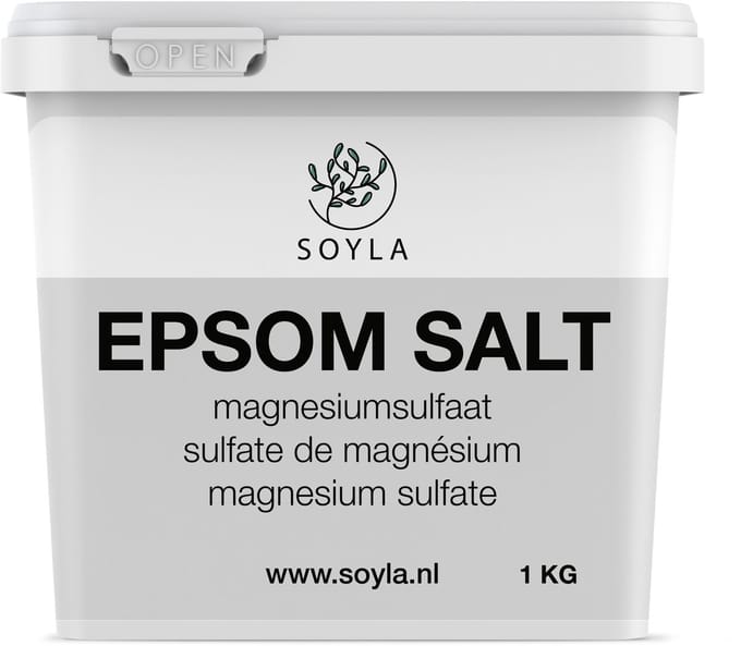 Soyla - Epsom Zout - 1 KG - Badzout - Epsom Salt - Magnesiumsulfaat