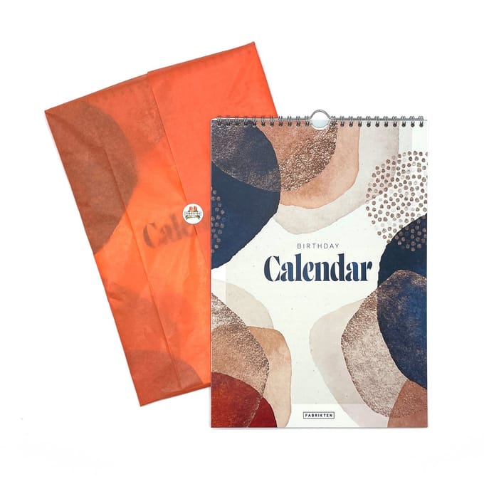 Fabrikten Verjaardagskalender Artsy - A4 - Luxe verpakt
