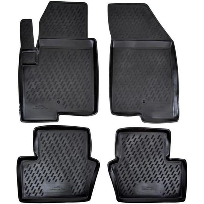 J&J AUTOMOTIVE | Tapis De Sol En Caoutchouc 3D Exclusive Pour Jeep COMPASS 2007-2017 noir