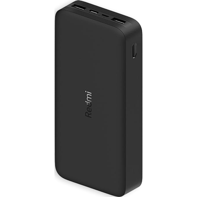 20000mAh Redmi 18W Fast Charge Power Bank - 20000mAh - 18W Snelladen - Dubbele USB-A-uitgang - Zwart