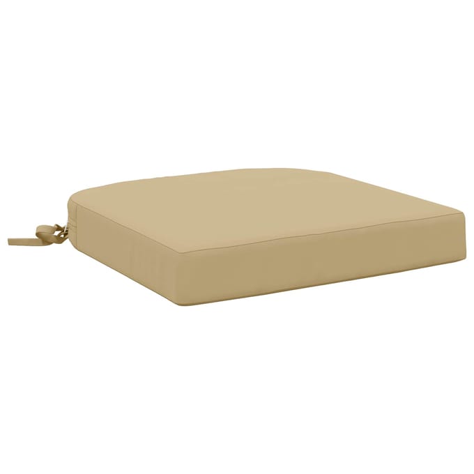 vidaXL - 1-delig - zitkussen - SOEST - 100% - Polyester - Beige - 40 - x - 40 - x - 7 - cm