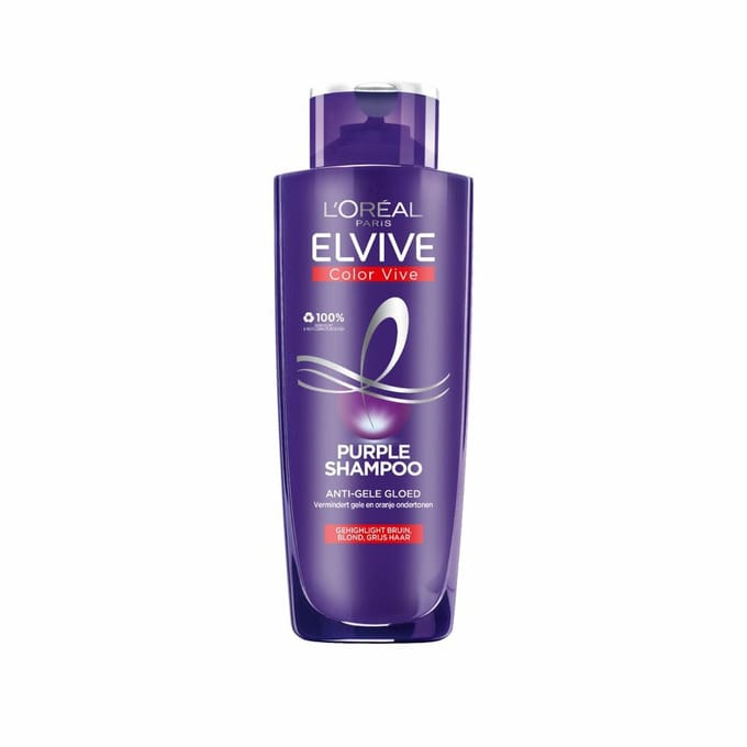 L'Oréal - Elvive Color Vive Purple Shampoo - 3 x 200 ml - Voordeelverpakking