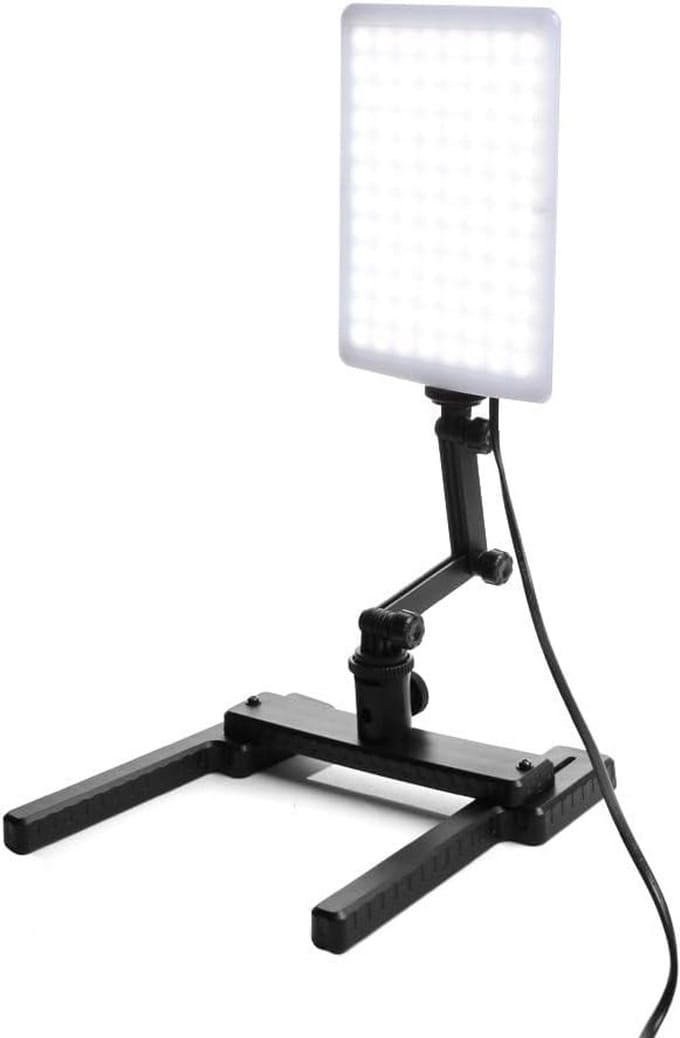 96 LED Videolamp met Verstelbare Arm en Montagehoek voor Digitale Camera's