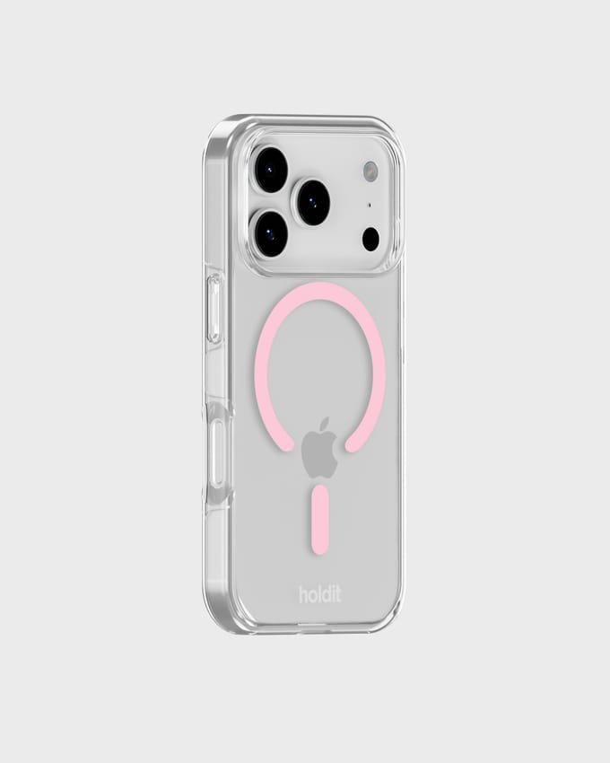 Phone Case Transparent Magsafe Compatible Pink/Transparent iPhone 17 Pro