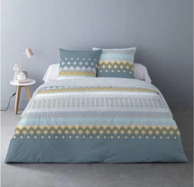 2-Persoonsdekbedovertrek Elki- 240x220 cm- 100% katoen