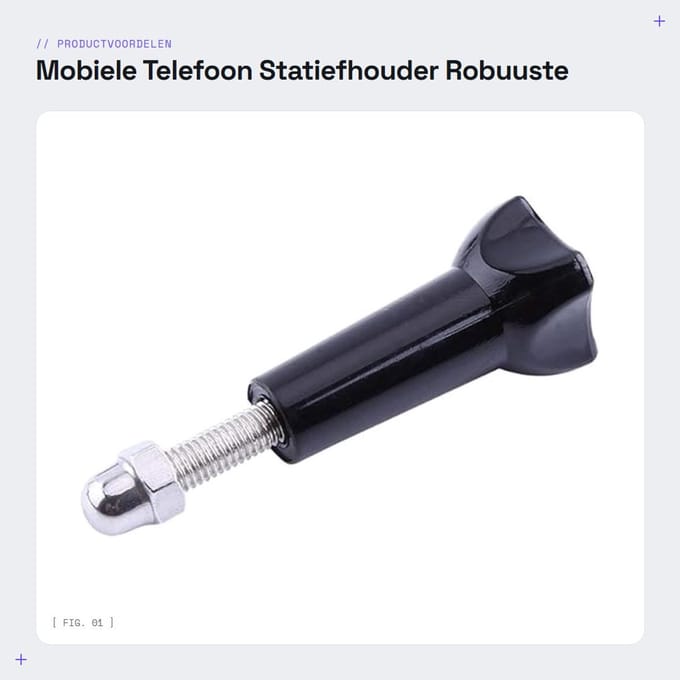 Dailygoods- Smartphone Statiefhouder - Robuust - Lichtgewicht - Duurzaam - Camera-accessoires - Snelsluiting - Compatibel met 2/3/3+/4-camera - Camera Statief