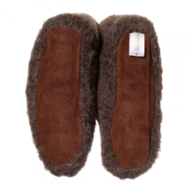 WoolWarmers Dolly Unisex Wollen Sloffen - Bruin - Maat 38