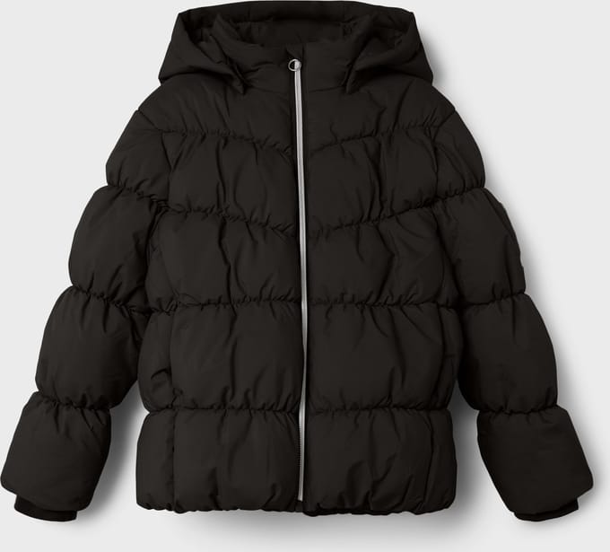 NAME IT NKFMORNING PUFFER JACKET SHORT TB Meisjes Jas - Maat 128