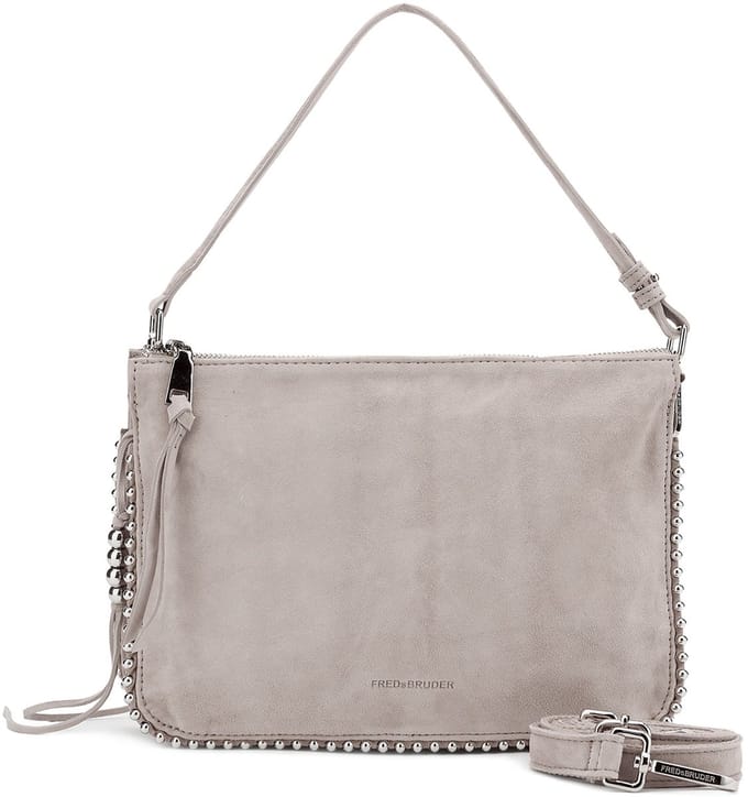FREDsBRUDER Leren Schoudertas All About Beads Crossbag Chai Latte Taupe