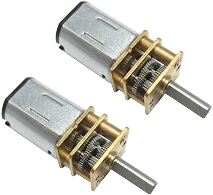 Micro Gear Motor - DC Motor Versnellingsbak - DIY Projecten - Hoog Koppel - 3V 10RPM - Metaal