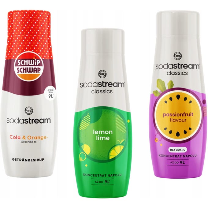 Sodastream set - Zwipp Schwap - LemonLime - Passievrucht