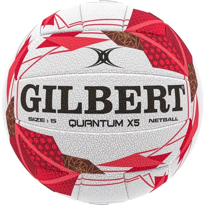 Gilbert Netball Quantum X5 Match Ball - Size 5 - Country Quantum X5 Match Ball