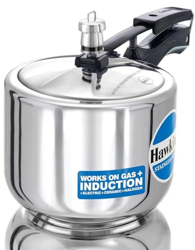 Inductie Compatibele Snelkookpan - 3 Liter Roestvrij Staal