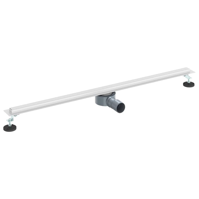 vidaXL - 360° - Doucheafvoer - Met - Slim - Model - zilver - 100 - cm