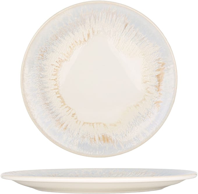 By Bone Dinerbord - Wave - Porselein - 25 cm - set van 6