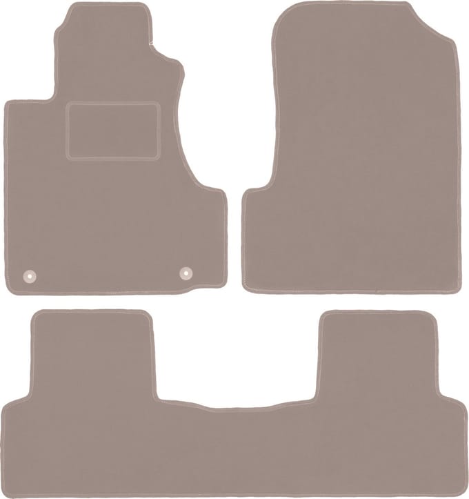 Beige veloursmatten voor: Honda CR-V III SUV (2006-2012)