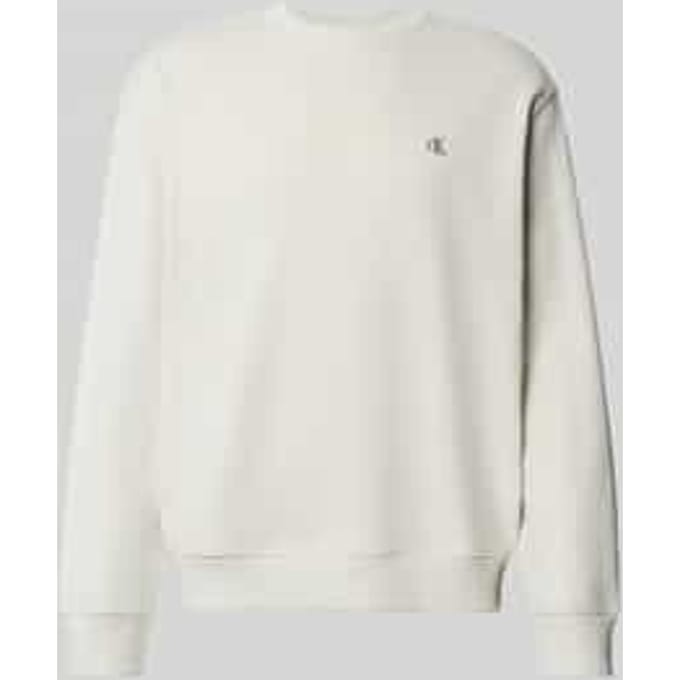 Sweatshirt met labelstitching