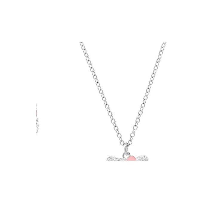 Swarovski Hello Kitty Hart Kristal Ketting Dames ketting 5228241 Box+Shopping Bag (Random Color),Large white