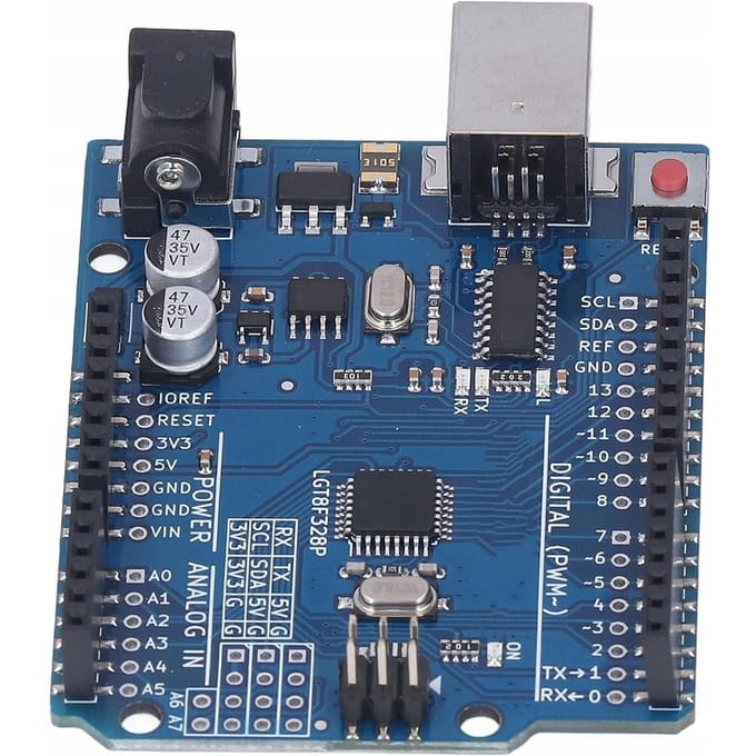 Rosfix Microcontrollermodule ACS A1 - ATmega328P-AU SMD - USB-UART CH340, 5V, 16MHz, 40x Goldpin - Geschikt voor Arduino